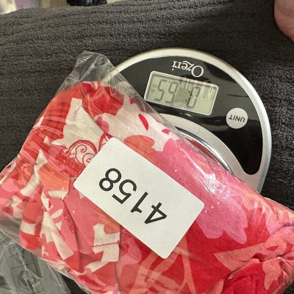 Desigual red tropical sleeveless pockets floral dress size XL - Picture 8 of 8